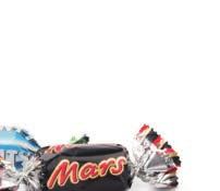 Schokoriegel der beliebten Marken Mars, Snickers,