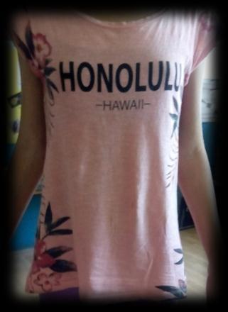 Yours sincerely, Kristina Stankovic My T-shirt My favourite piece of clothing is my pink T-shirt with Honolulu sign.