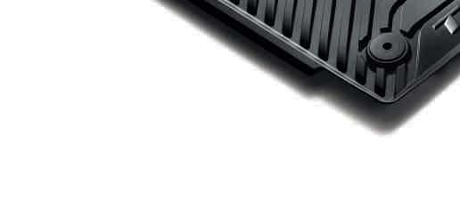 Mit TT-Schriftzug. 06 Textilfußmatten Premium Auf die Bodenmaße des Audi TT zugeschnitten.