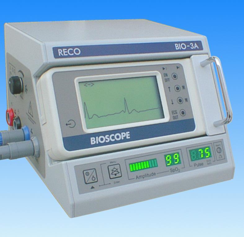 RECO Medizinproduktebuch Anästhesiemonitor Pulsoximeter mit