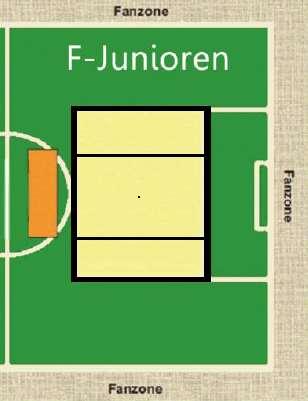 Teil III Die F- und E-Junioren Fair-Play-Liga Spielfeldgröße Es müssen für die Spielfeldbegrenzungen keine Linien gezogen werden.