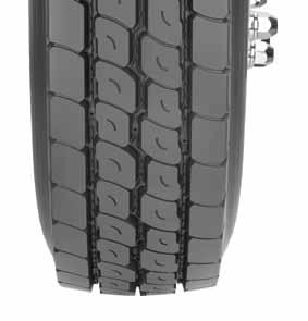 Goodyear Omnitrac MSS II Lenkachse Der Goodyear MSS II zeichnet sich aus durch ein breites 4- bzw. 5-Rippen-Profil für ausgezeichnete Laufleistung und gleichmäßiges Ablaufbild.