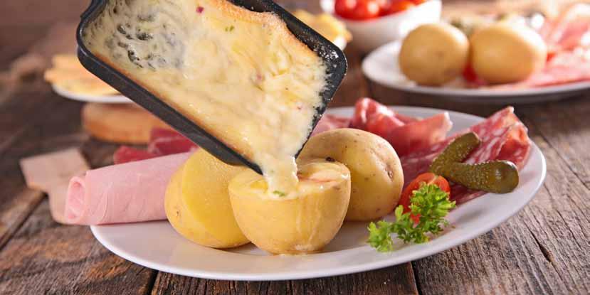 ondue- oder Racletteessen in der einstube Klassisches Fondue oder Raclette mit vielen Fleischvarianten, Dips & Saucen, verschiedenem Gemüse und Kartoffeln, Baguette und Dessert Definierte sind ab