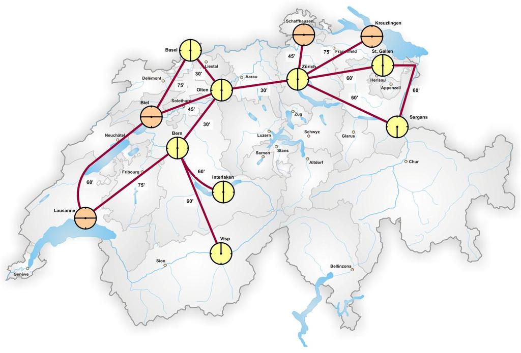 Knotensystem Schweiz 2015 (mit Projekt