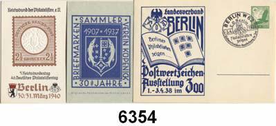 Briefmarken der 30er und 40er Jahre, Sonderstempel.