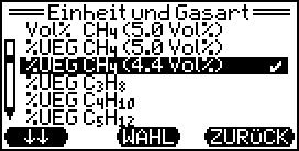 Alarme - Alarmeinstellung Das G460 hat für die nichttoxischen Gase (O 2, CH 4 ) je 3 Grenzwertalarme, für die toxischen Gase (z.b. H 2 S, CO, CO 2 ) gibt es je 2 Grenzwertalarme.