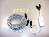 Zubehör LED-Hinterleuchtung Stecker-Netzteil STN LED-Hinterleuchtung Warmweiss, bestehend aus 2 LED-Streifen Warmweiß, 12 VDC, 4,8 W/m, IP55, mit 2x1500 bzw. 2x1800 bzw.