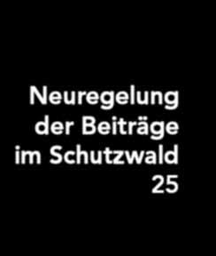 (TG) Ulrich Ulmer 25 Aktualisierte Beitragsrichtlinie Schutzwaldpflege Erich Good 30