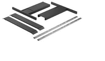 Gestell-Module Gestell-Modul Basic Für variable Tischplattengrößen: - Tiefe 800-1000 mm - Breite 1200-2000 mm Breitenverstellbar im 50 mm Raster Hubsäulen und Elektronikkomponenten bitte separat