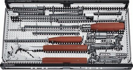 120.102 Schraubenrechen für Verriegelungsschrauben 3.5 mm, für Einsatz Nr. 68.120.103, zu Vario Case 68.120.103 Einsatz für Schraubenrechen für Verriegelungsschrauben 3.