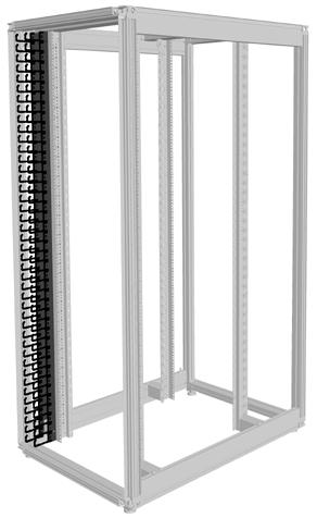 Vertiv Knürr MIR2 - Kabelmanager vertikal Rangiertiefe 145 mm Beschreibung Linke und rechte Ausführung (2 Kabelmanager) im Lieferumfang.