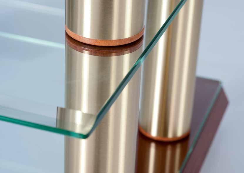STRAIGHT Glasfarben Schwarzglas (BG) Klarglas (KG) Mattglas (MG) Säulen