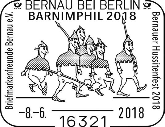 Deutsche Post / Erlebnis: Briefmarken / Kaiserliches Postamt / erbaut 1904 / Briefmarkenfreunde / Bernau e.v. / BARNIMPHIL 2018 Kaiserliches Postamt erbaut 1904 Fa.