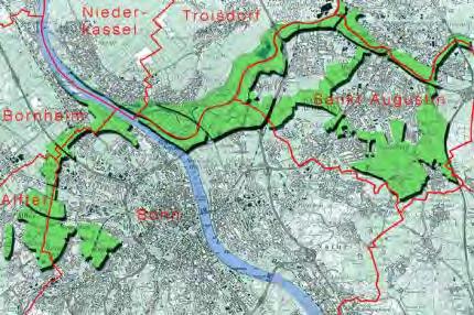 GRÜN- + FREIRÄUME Regionale Grünstruktur: Grünes C der Stadt Bonn Rein