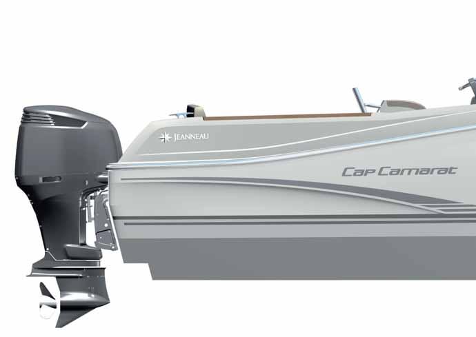 New Nouveauté Neu Novedad Novita Fast and intense. The product of 30 successful years, the Cap Camarat 7.5 CC is a boat for boat lovers.