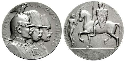 262-2185) Medaille Kaiser 1916