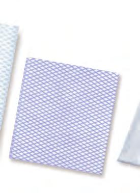 Poliertücher aus netzartigem, textilem Vliesstoff Besonders weich und saugstark