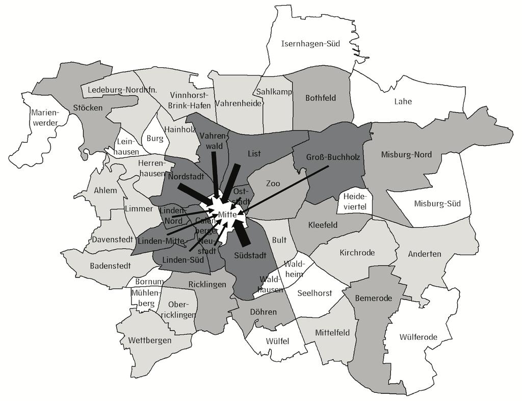 Landeshauptstadt Fachbereich Planen und Stadtentwicklung Schriften zur Stadtentwicklung 113 Wanderungen in der