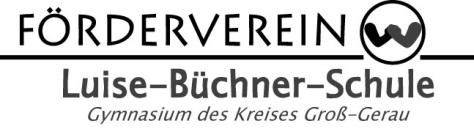 Zweck des Vereins ist die Förderung der Luise-Büchner-Schule Groß-Gerau und ihrer pädagogischen Aufgaben. (2) Der Verein hat kein Gewinnbestreben.