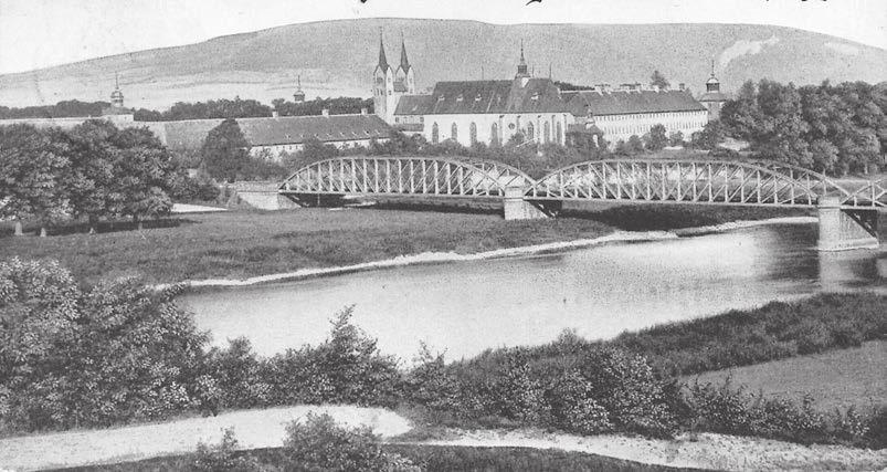 Schwedler-Träger ) Ansicht der alten Brücke, Postkarte
