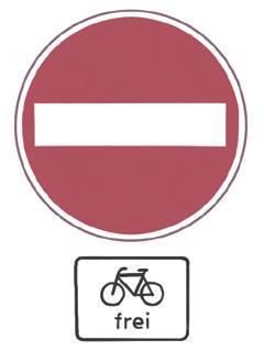 Freie Fahrt kann aber nicht vorausgesetzt werden. Radfahrer müssen mit Hindernissen rechnen.
