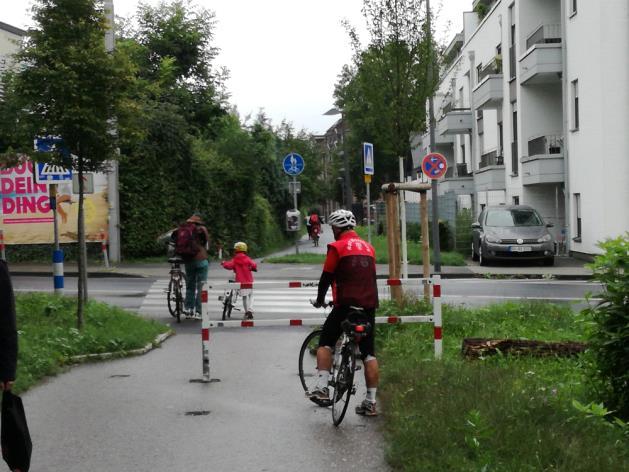 Überlappungsfreiheit wird nicht eingehalten An der Johannesstraße werden die