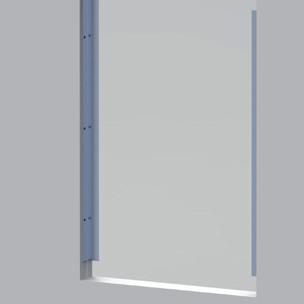 (Construction opening dimension = frame height + 20 mm / frame width + 10 mm) Marquer les contours et scier l ouverture murale pour installer la trappe (10-20 mm plus que les dimensions du cadre).