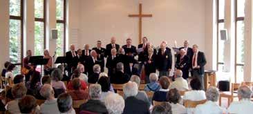 Auch die Band KreuzWeise erfreut schon seit vielen Jahren die Gäste aus den evangelischen und katholischen Kirchengemeinden mit ihren Beiträgen.