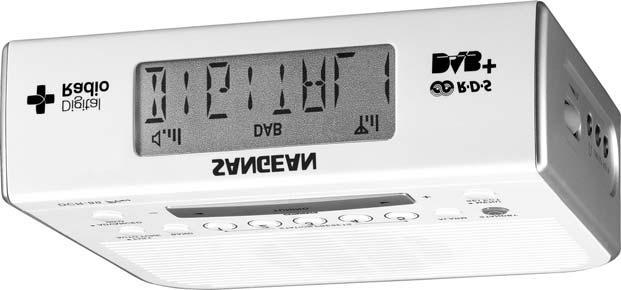 Radio-réveil numérique/dab+/fm RDS avec deux alarmes 381SE12D-A