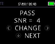 OtoRead Bedienungsanleitung DE Seite 42 3.11.6.4 Einstellen des PASS-SNR-Pegels Um für jeden Test eine PASS/REFER-Bestimmung zu ermöglichen, muss der PASS SNR eingestellt werden.