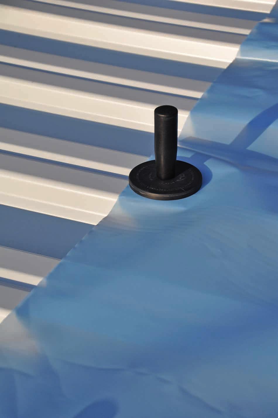 Eurofast -Magnet-Halter Universell einsetzbarer Magnet-Halter mit starker Haltekraft zum temporären Fixieren von verschiedensten Materialien auf dem Flachdach und an der Fassade.