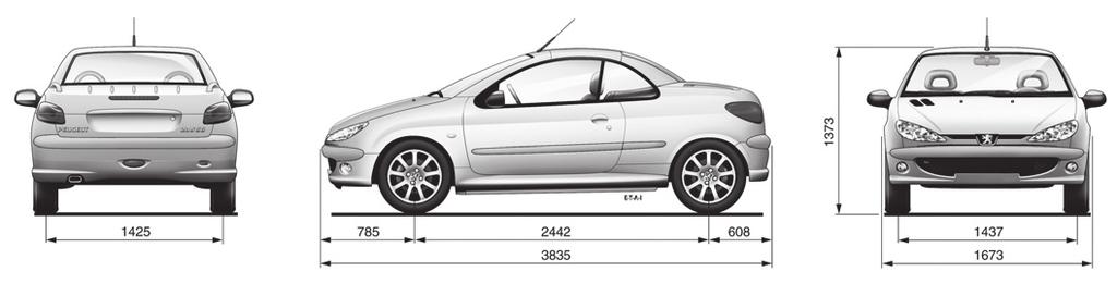 Technische Daten 1.6 16V 1.6 16V Tiptronic 2.0 16V 1.6 HDi 110 (FAP) Hubraum (cm3) 1587 1997 1560 Anzahl Zylinder 4 Maximale Leistung (kw) 80 100 80 (PS) 109 136 109 bei U/Min.