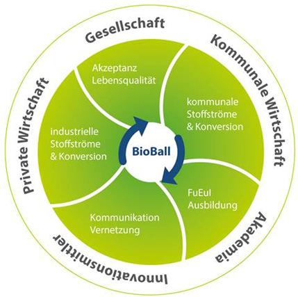 Bioökonomie im Ballungsraum Frankfurt/RheinMain BMBF-Projekt BioBall Der Innovationsraum BioBall ist eine neu zu