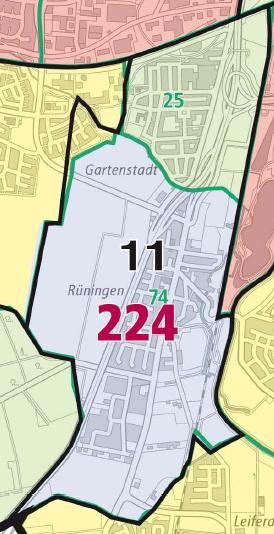 Stadtteilprofile 13 1 Einwohner 31.. 11 99 1 3 133 13 u. -u.1 1-u. -u. -u. -u. -u.7 7u.ä. 1 7 9 1 11 11 Pb 11 Gartenstadt / Rüningen 3 31.