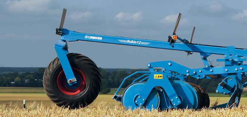 des angebauten Rubin 12. Einsatz mit unterschiedlichen Traktoren und in verschiedenen Bodenverhältnissen.