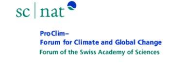 OcCC Organe consultatif sur les changements climatiques Beratendes Organ für Fragen der Klimaänderung Medieninformation: 14.3.