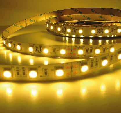 LED Band 14,4W 2700K Beschreibung Flexibles 24V LED Band Speziell entwickeltes LED Band zur Herstellung von warmweissen Lichteffekten sowohl indirekt als auch direkt.