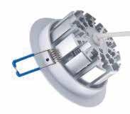 Madrid LED Einbauspot 15W Beschreibung LED Downlight mit einem Gehäuse aus einem pulverbesichteten Aluminium. Neuartiges Design mit Rückversetzten COB Sharp LED Modul ohne Blendempfinden.