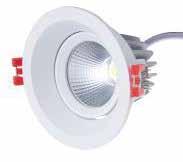Boston LED Einbauspot 8W Beschreibung LED Downlight mit einem Gehäuse aus einem pulverbesichteten Aluminium. Neuartiges Design mit Rückversetzten COB Sharp LED Modul ohne Blendempfinden.