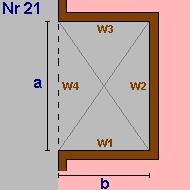 DG Rechteck einspringend a = 3,50 b = 3,20 lichte Raumhöhe = 2,50 + obere Decke: 0,52 => 3,02m BGF -11,20m² BRI -33,85m³ Wand W1 9,67m² AW01 Außenwand Wand W2 10,58m² AW01