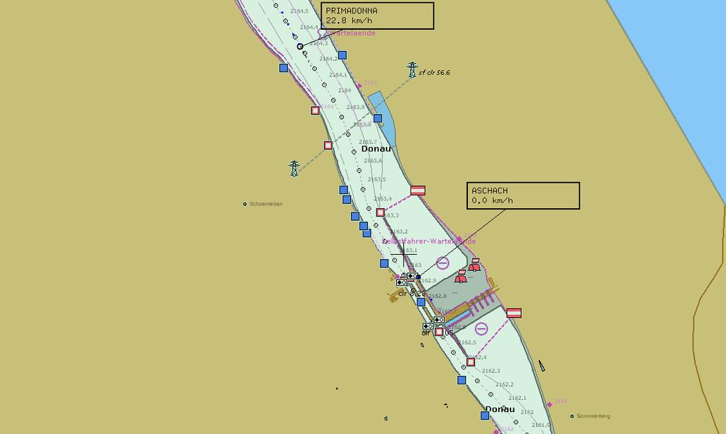 4 Auswertung 4.1 Auswertung der ECDIS-Daten Aus den ECDIS-Daten vom 12.