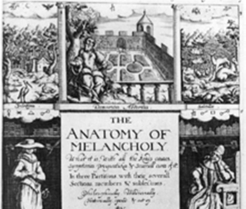 Robert Burton: Anatomie der Melancholie (1621) «.