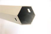 Standbeine: 40/48 x 1,3 mm Hexagon Scheren: 12 x 24 x 1,0 mm mit Doppelsteg Gelenke: Hartkunststoff