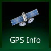 Meine Route / Mehr / Navigation simulieren (Seite 78) Diese Schaltfläche öffnet die Seite mit den GPS- Informationen, auf der die Satellitenpositionen und die