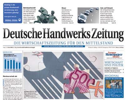 Die Erfolgsformel im Mittelstand Handwerk Höchste Marktdurchdringung im Mittelstand Handwerk. Eine Mediaoptimierung mit durchschlagendem Erfolg, die sich rechnet! * 570.