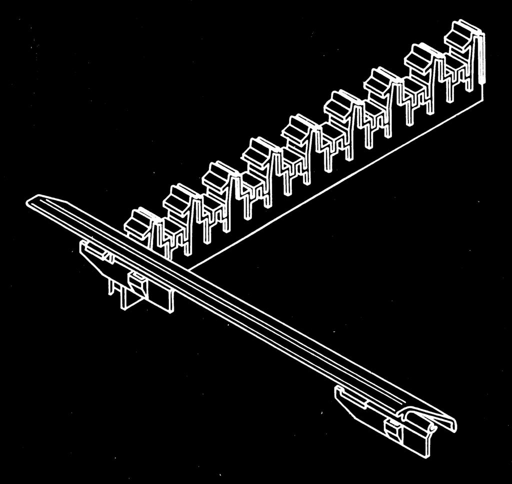 2.1.8 Montage der vertikalen Verkleidung 1. 2 Konsolen lotrecht untereinander montieren. Typ H 2. T-Profil ablängen und pro Konsole 2 Befestigungslöcher Ø = 6 mm bohren.