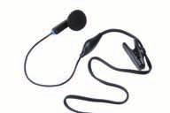 Empfang Nein Audiogarnitur für verdeckte Trageweise mit 2 Kabeln für Mikrofon inkl.