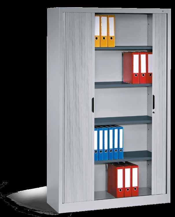 Rollladenschränke Omnispace Mehr Platz in engen Büros Omnispace Rollladenschränke benötigen keine Möbelfunktions-Fläche wie z.b. Flügeltüren schränke.