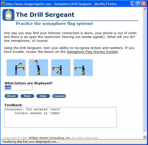 Beispiel The Drill Segeant Multimediale Lehr- und Lernumgebung Anne Schilling 14.
