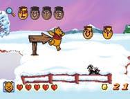 Spiel 3 - Honig für den Winter Spielverlauf Achte auf die zauberhafte Schneelandschaft!